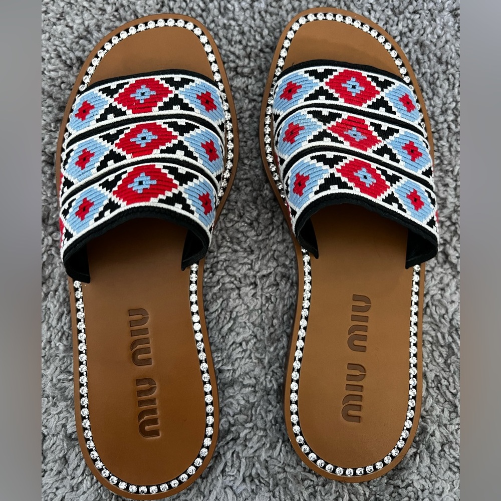 MIU MIU Mecari Sandals